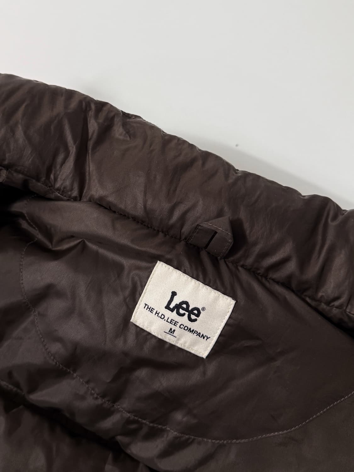 리 LEE 23fw 딥브라운 릿지 투웨이 다운 패딩 상품이미지6