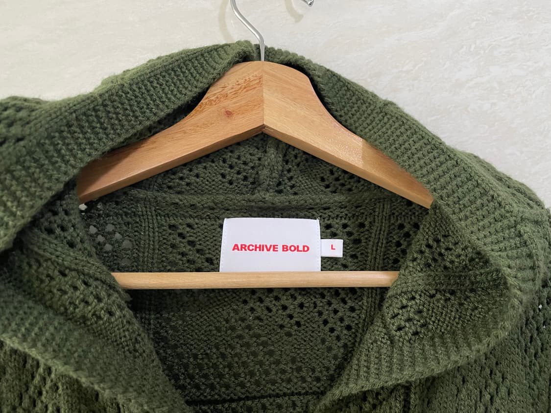 아카이브 볼드 / 그물 후드 집업, 망사 후드 / L 상품이미지3