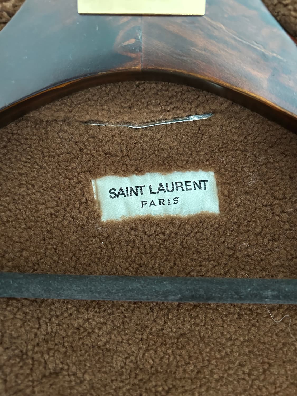 생로랑 코듀로이 무스탕 코트 상품이미지6