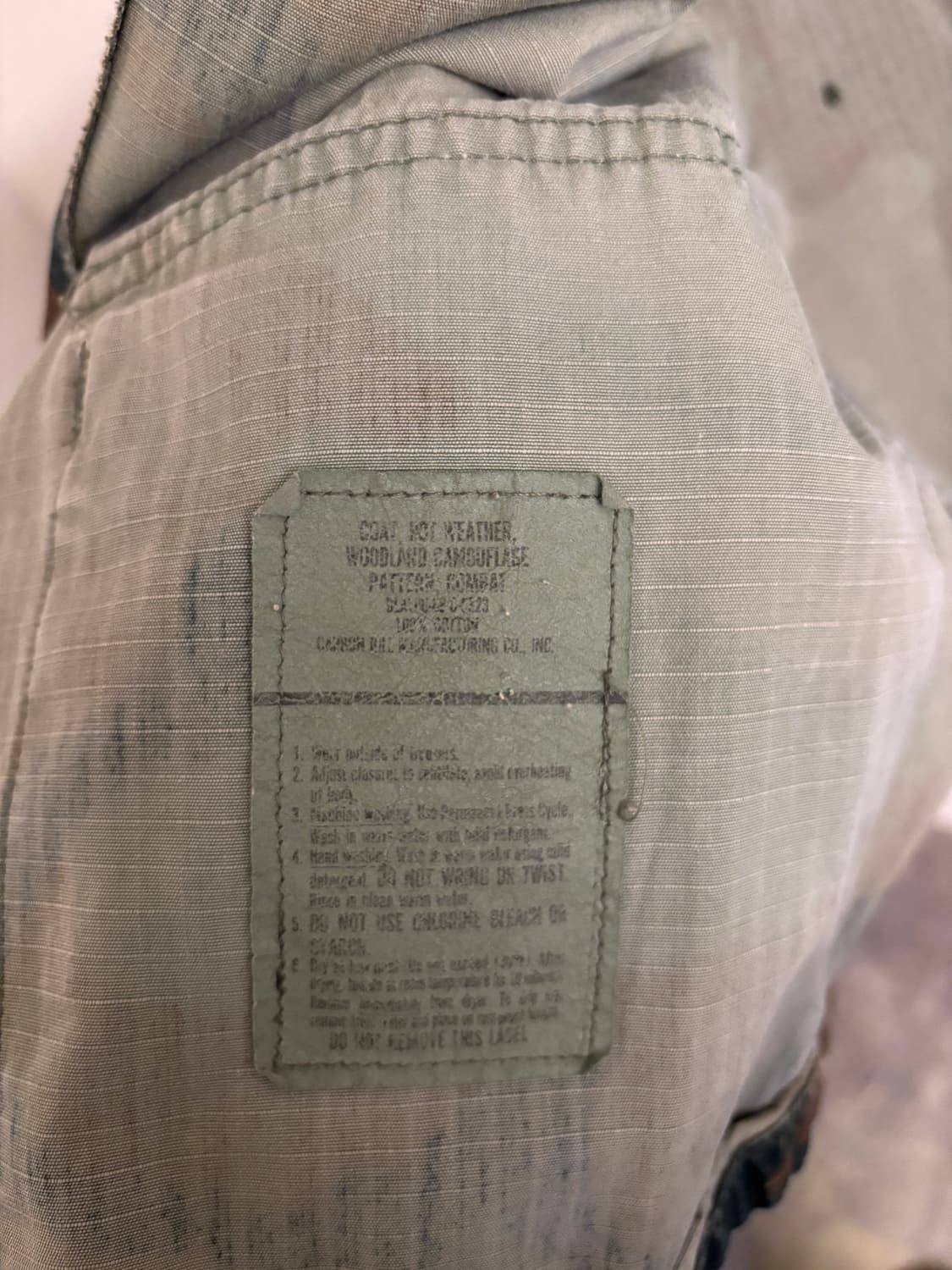 Us Army BDU 우드랜드 재킷 상품이미지5