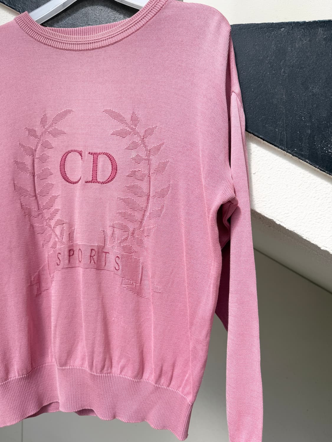 90s Christian Dior Sports CD cotton knit 상품이미지3