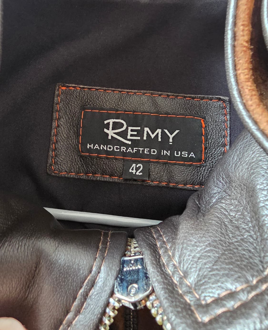 레미 레더 풀램스킨 스웨이드 더블카라 가죽자켓 42 110 2xl xxl 상품이미지5