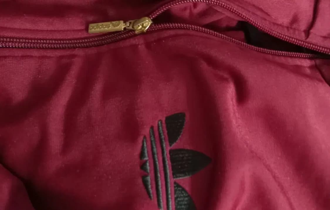 아디다스 희귀 파이어버드 버건디 블랙 트랙탑 저지 져지집업 95~100 상품이미지3