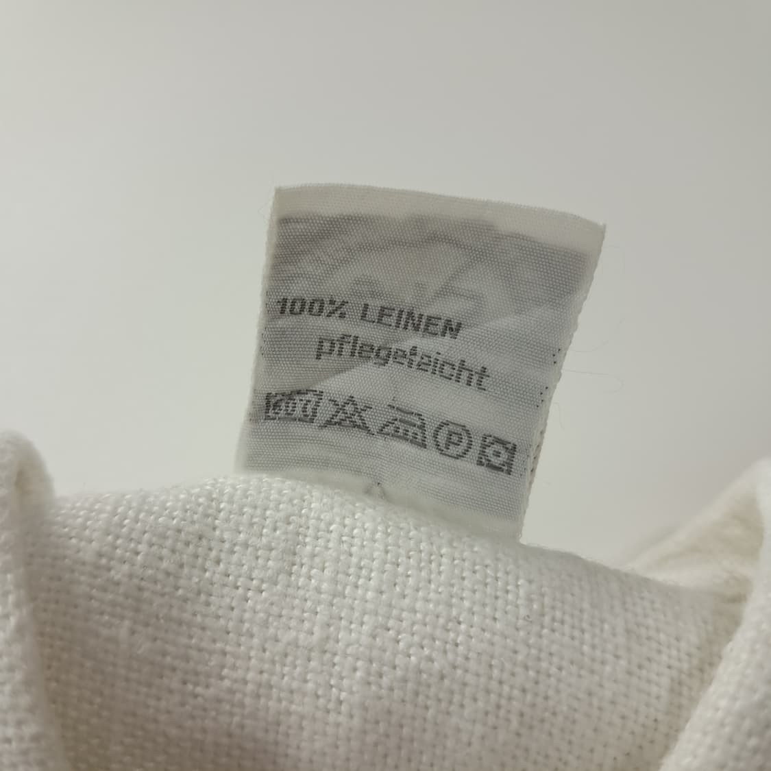 CK882 XL AS 90s 독일판 린넨 바바리안 화이트 셔츠 남방 상품이미지4