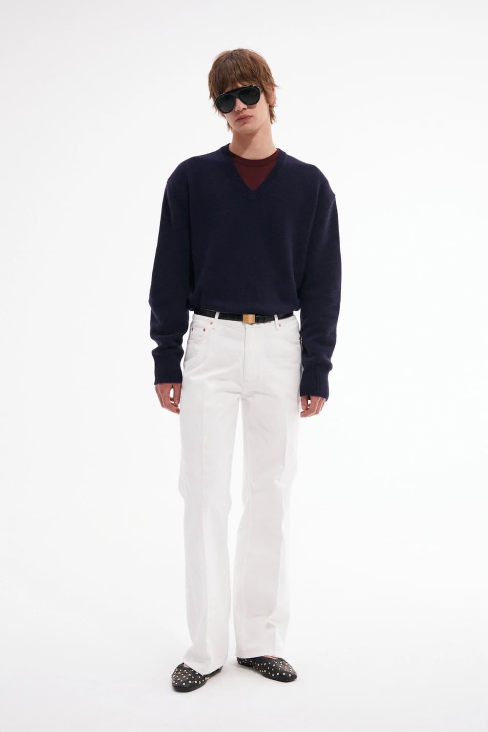 TAILLE 타일레 데님 트라우저 화이트 (3사이즈-32,33사이즈) 상품이미지1