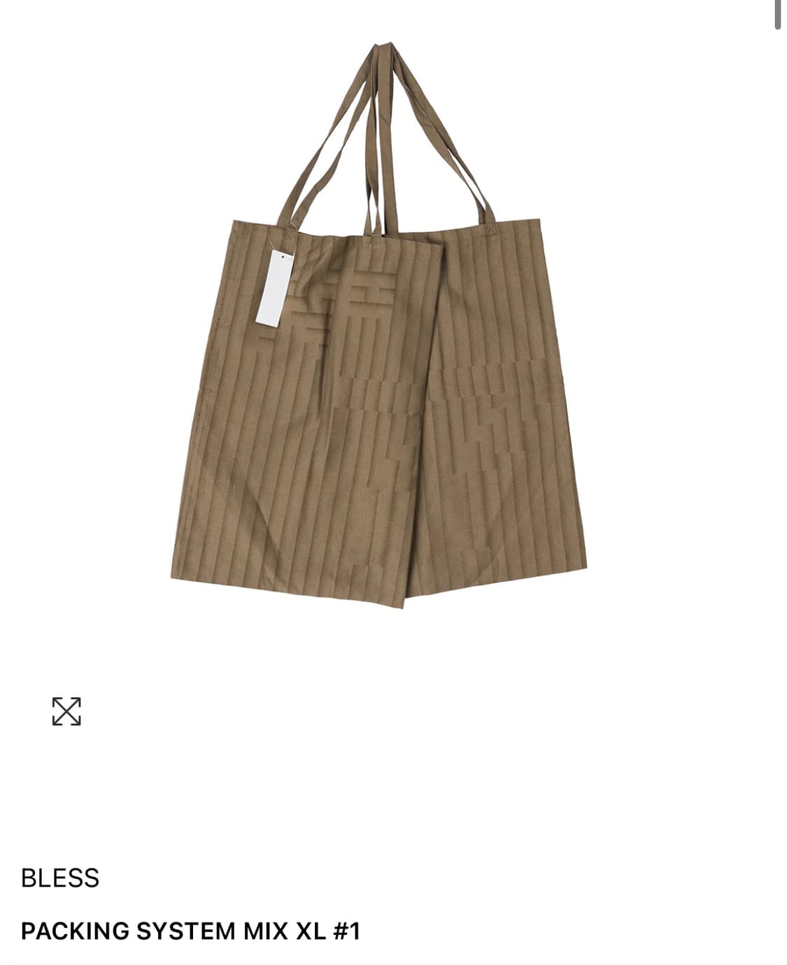 Bless 토트백 브라운 os 상품이미지1