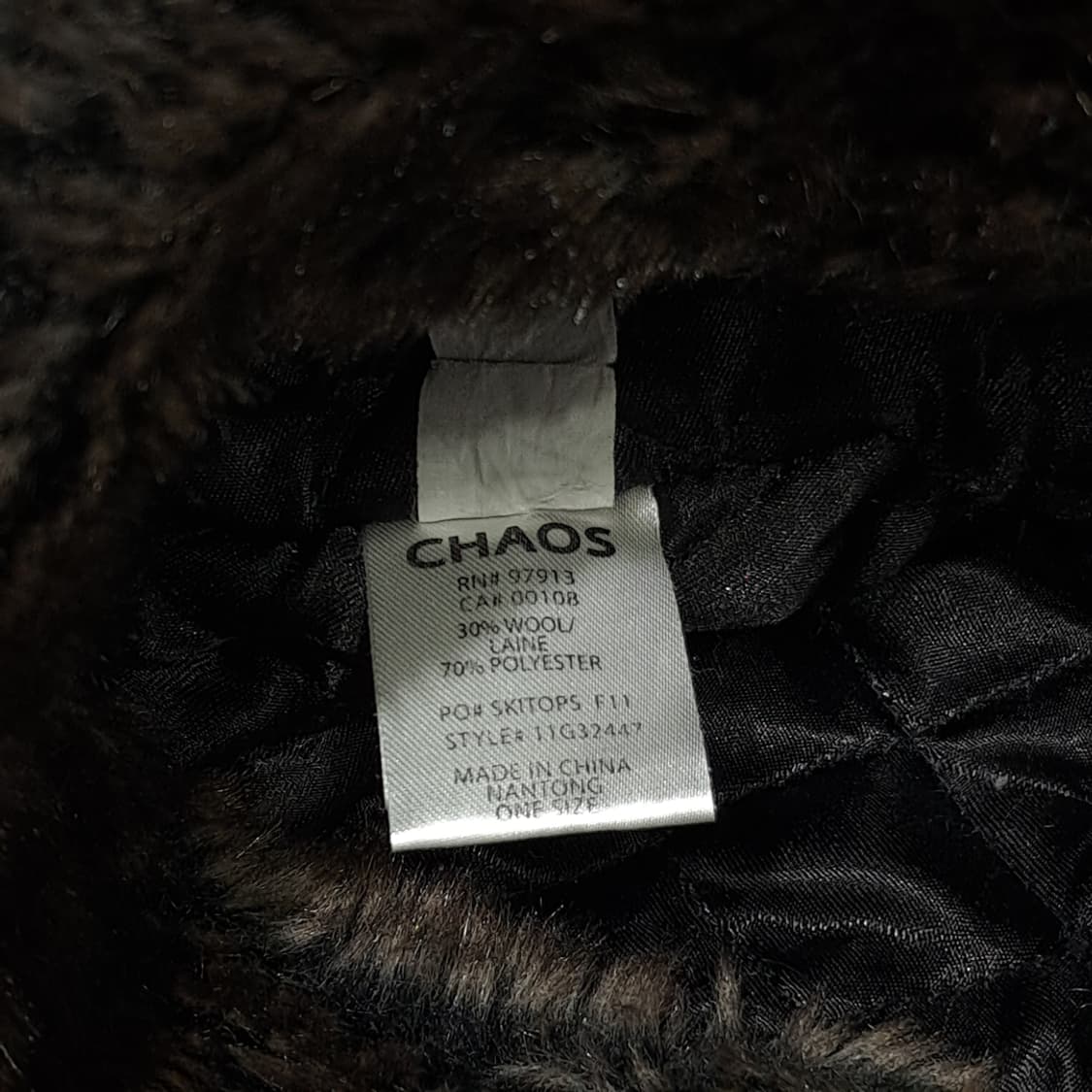 Chaos Plaid Faux Fur 트루퍼햇 P1972 상품이미지6