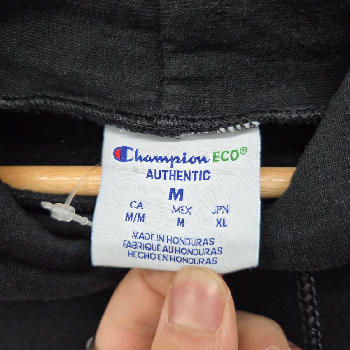 챔피온 검정색 후드티 남m 상품이미지3