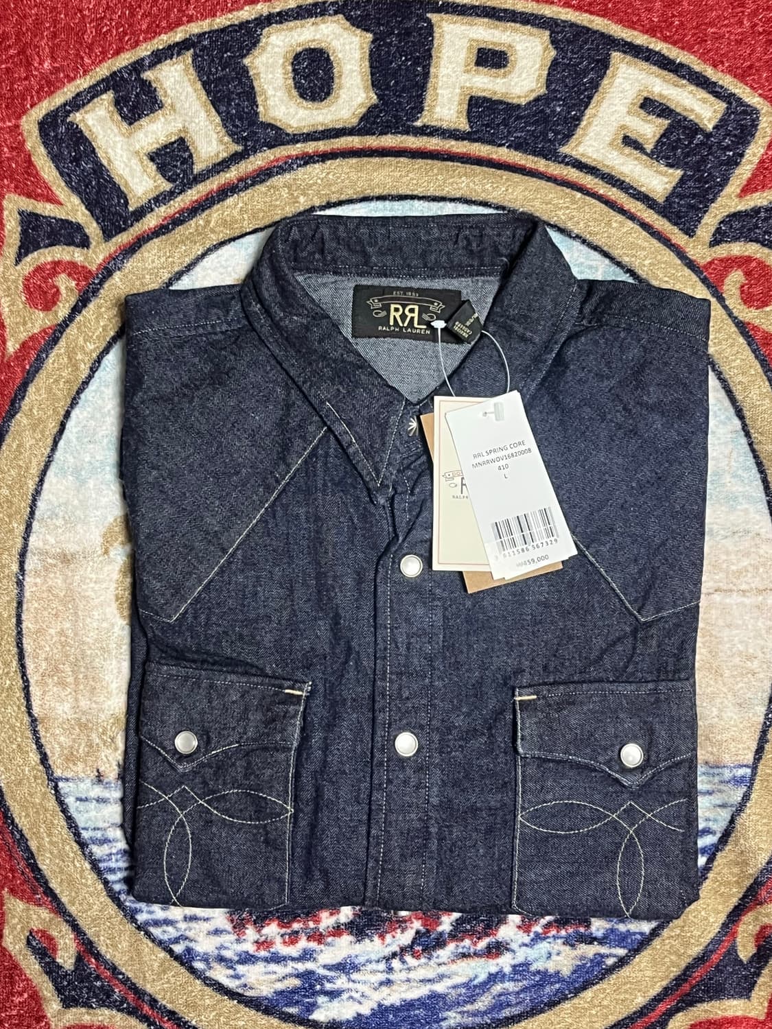 RRL 데님 웨스턴 셔츠 더블알엘 상품이미지1
