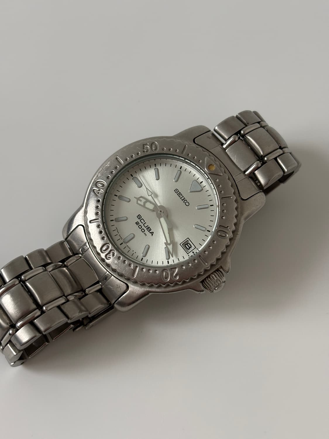 1990s Scuba Silver Diver Quartz 상품이미지4