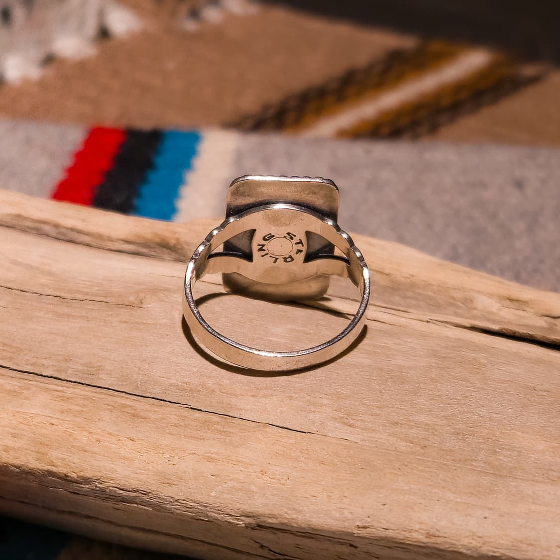 Southwestern Turquoise Silver Ring 상품이미지5