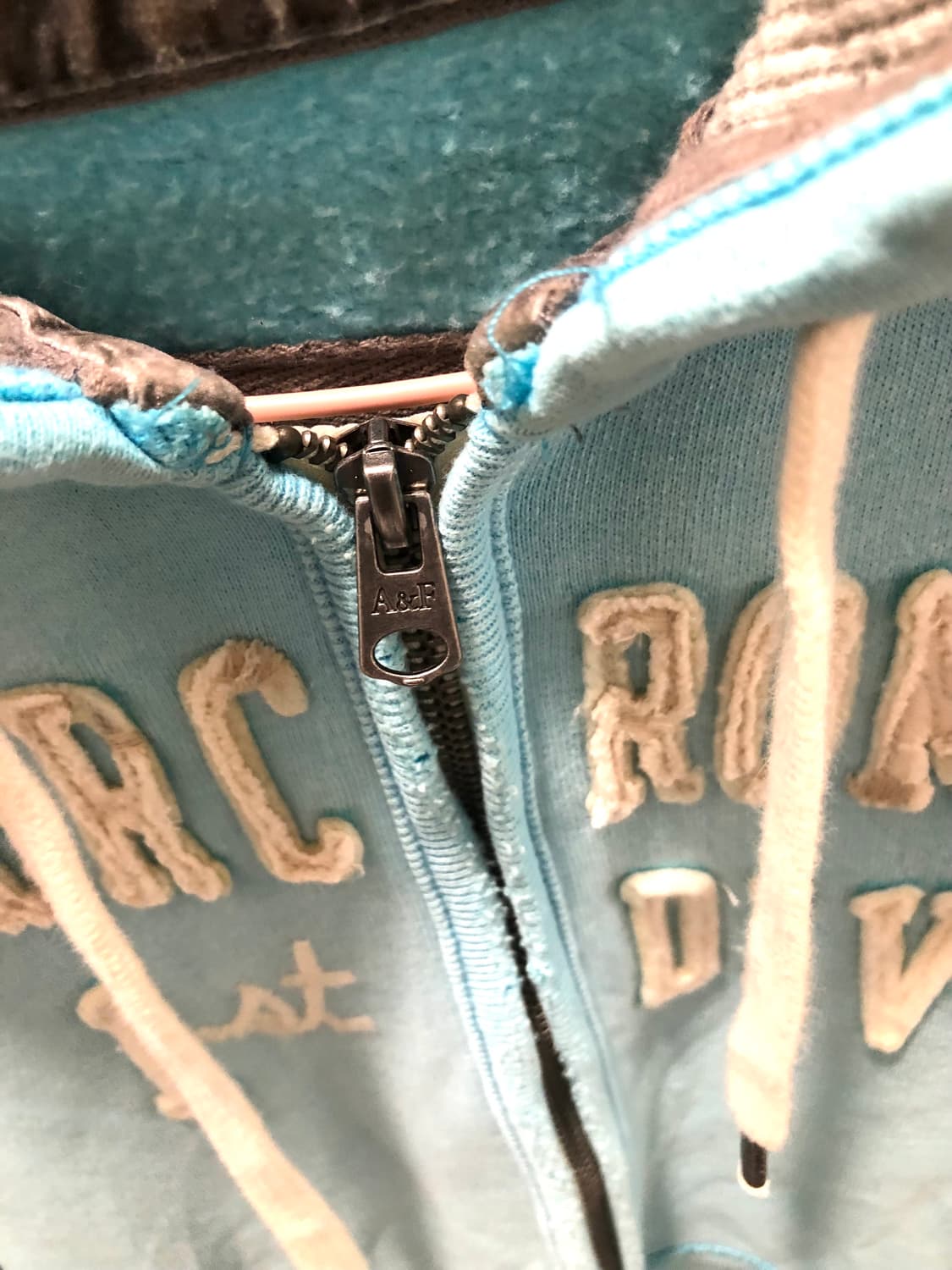 아베크롬비 여리딱붙  투웨이-후드집업(xs) 상품이미지2