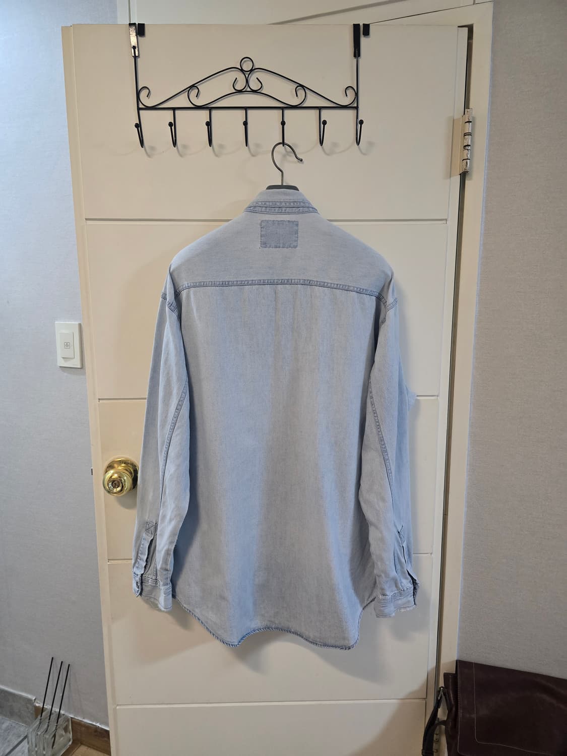 90's Levi's 데님 오버핏 셔츠 M 상품이미지2