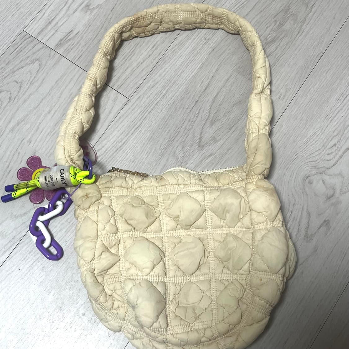 칼린 소프트백 아이보리 상품이미지1