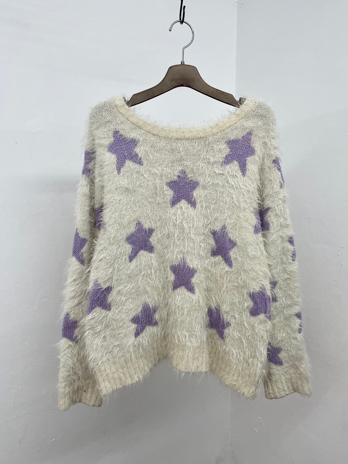 모리 스타 헤어리 니트 상품이미지3