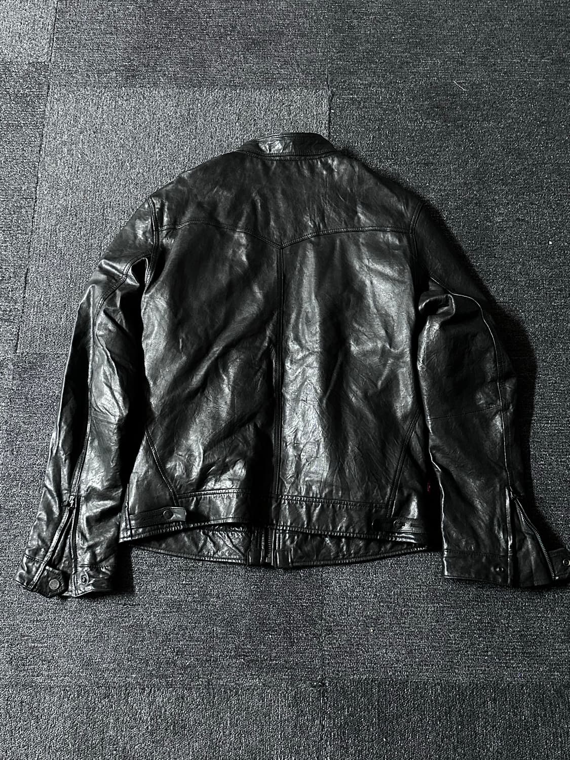 Levis 리바이스 램스킨 레더 가죽자켓   상품이미지2