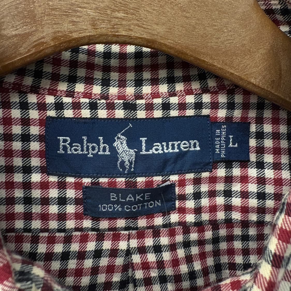 폴로 랄프로렌 클래식 마이크로 깅엄체크 버튼다운 셔츠 코튼트윌 N658 상품이미지6
