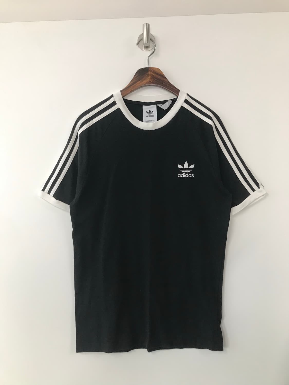 아디다스 블랙 사이드라인 링거 반팔 티셔츠  상품이미지2
