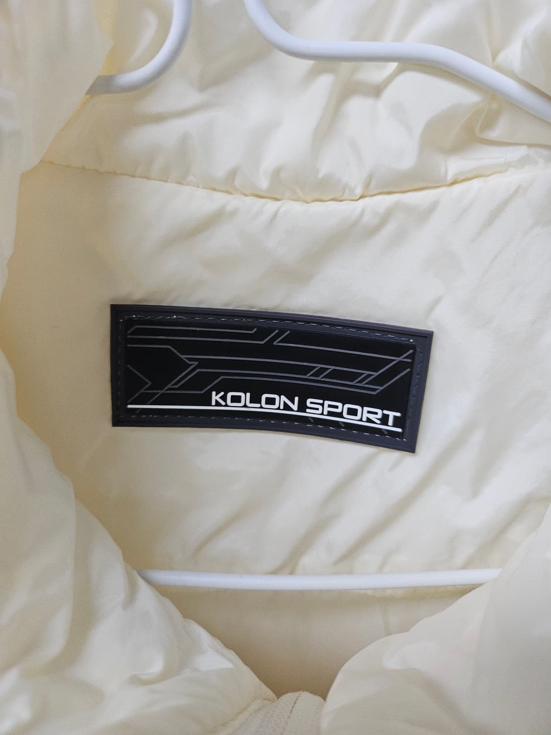 코오롱 스포츠 아이보리 경량패딩자켓 90 상품이미지2