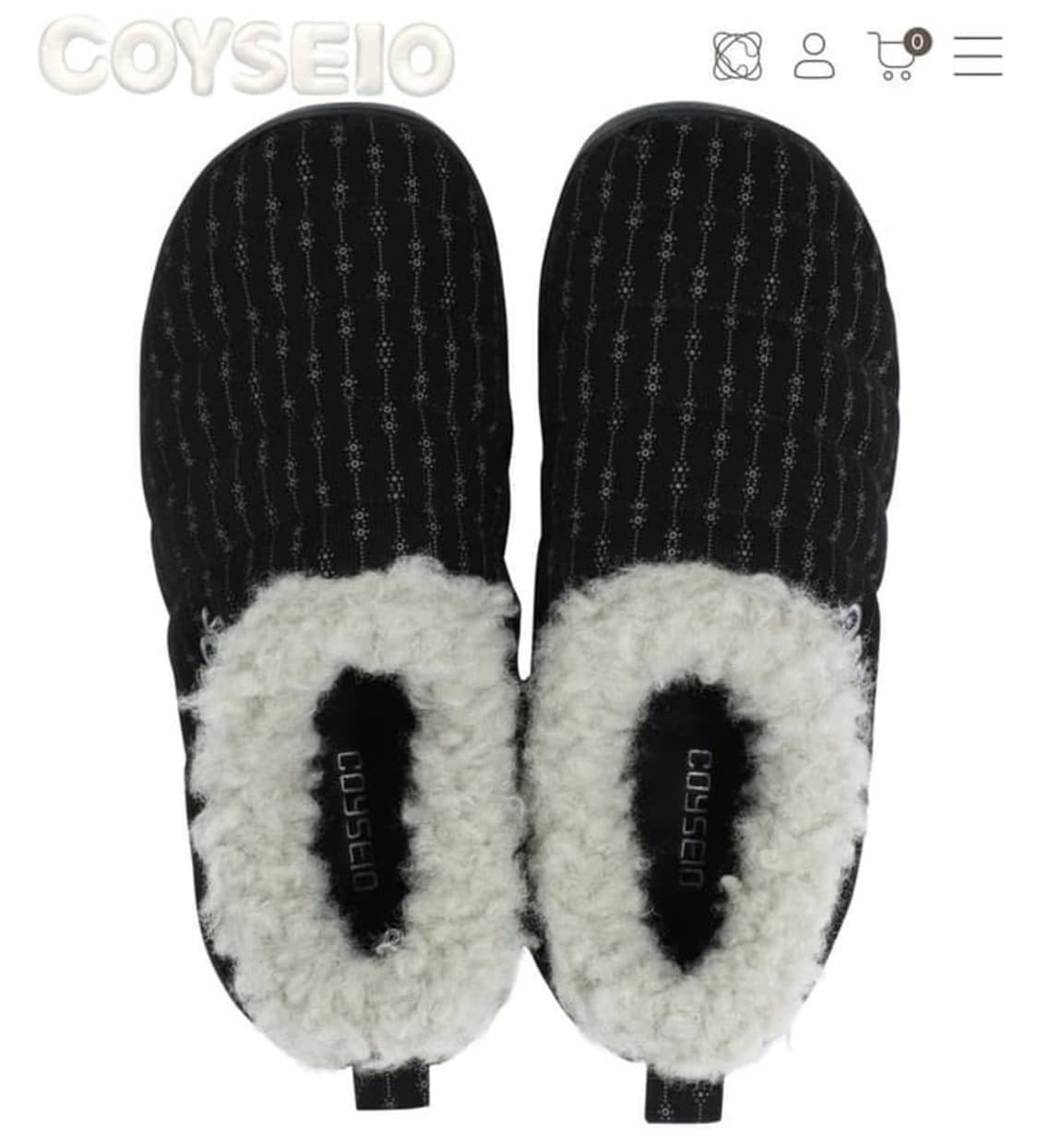 코이세이오 스부 스너그 패딩 슈즈 블랙 + 가방 상품이미지1