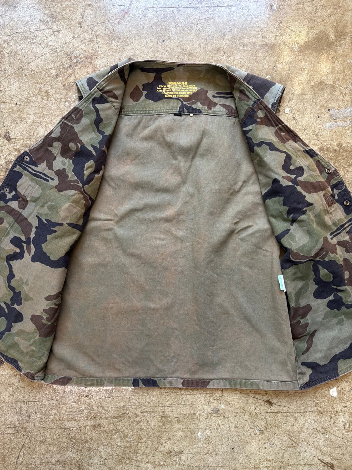 00s 토라이치 카모플라주 워크 베스트 상품이미지4