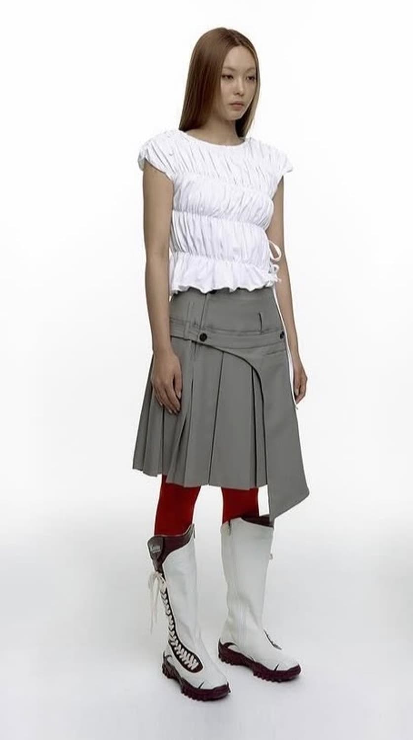 KASHIKO LAYEDED MIDI SKIRT 상품이미지2
