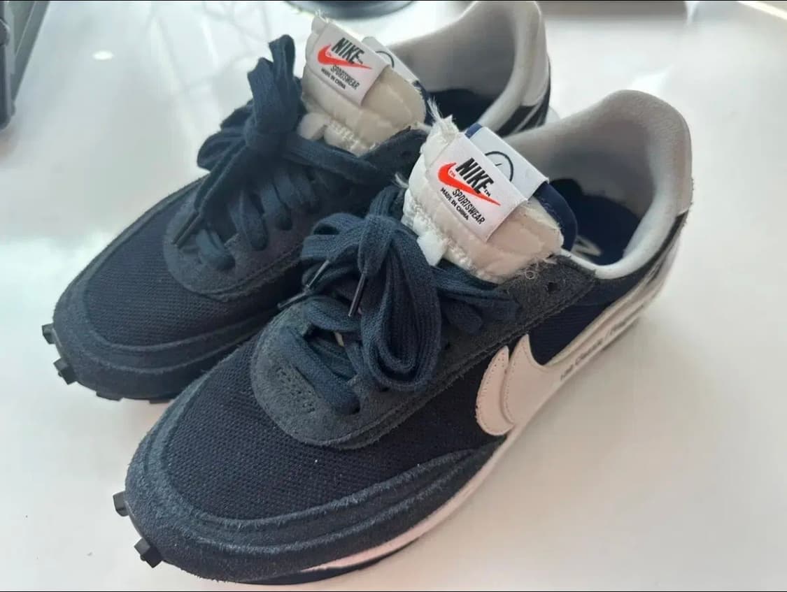 (270) 나이키 x 사카이 x 프라그먼트 LD와플 블랙큰드 블루 상품이미지3