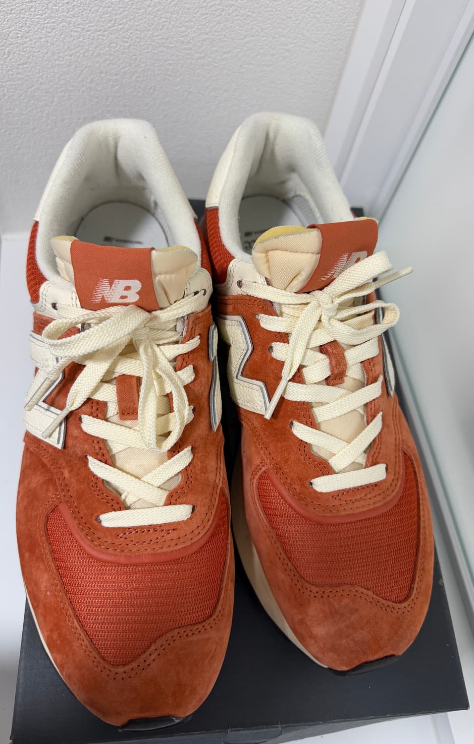 뉴발란스574 레거시 오렌지 275 상품이미지3