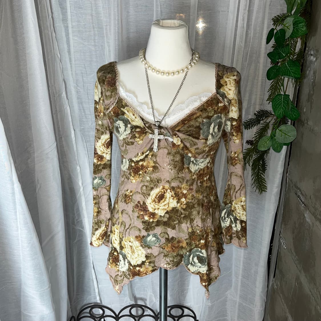 고딕 언발란스 7부 롱슬리브  상품이미지2