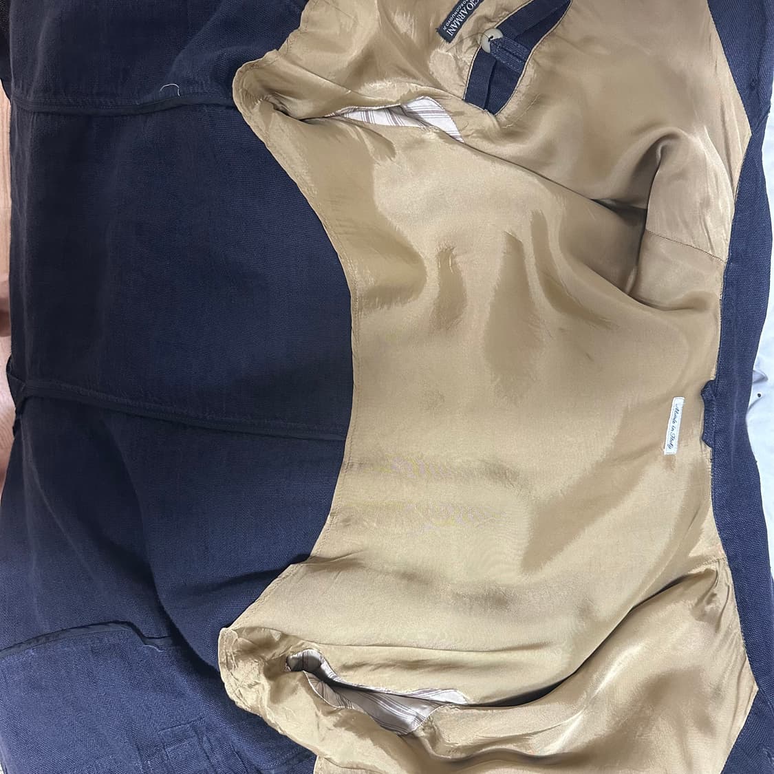 80-90s GIORGIO ARMANI 린넨 코튼 자켓 상품이미지5