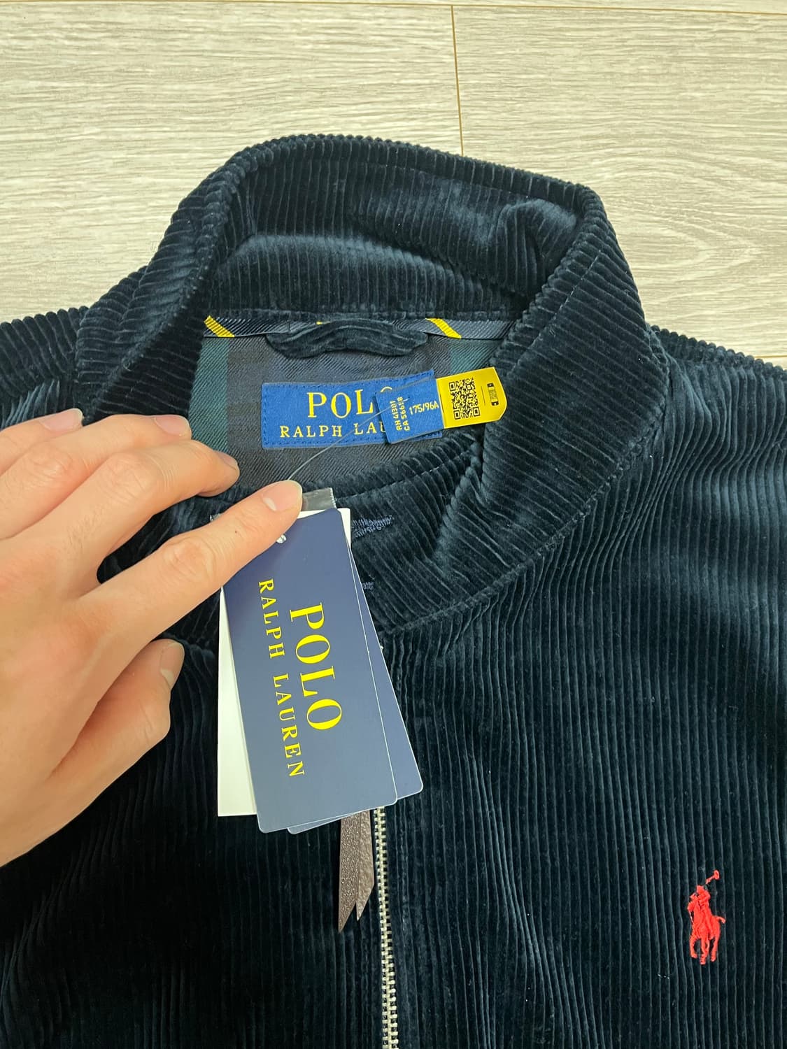 (백화점판, 새상품) 폴로 랄프로렌 코듀로이 바라쿠타 블루종 상품이미지4