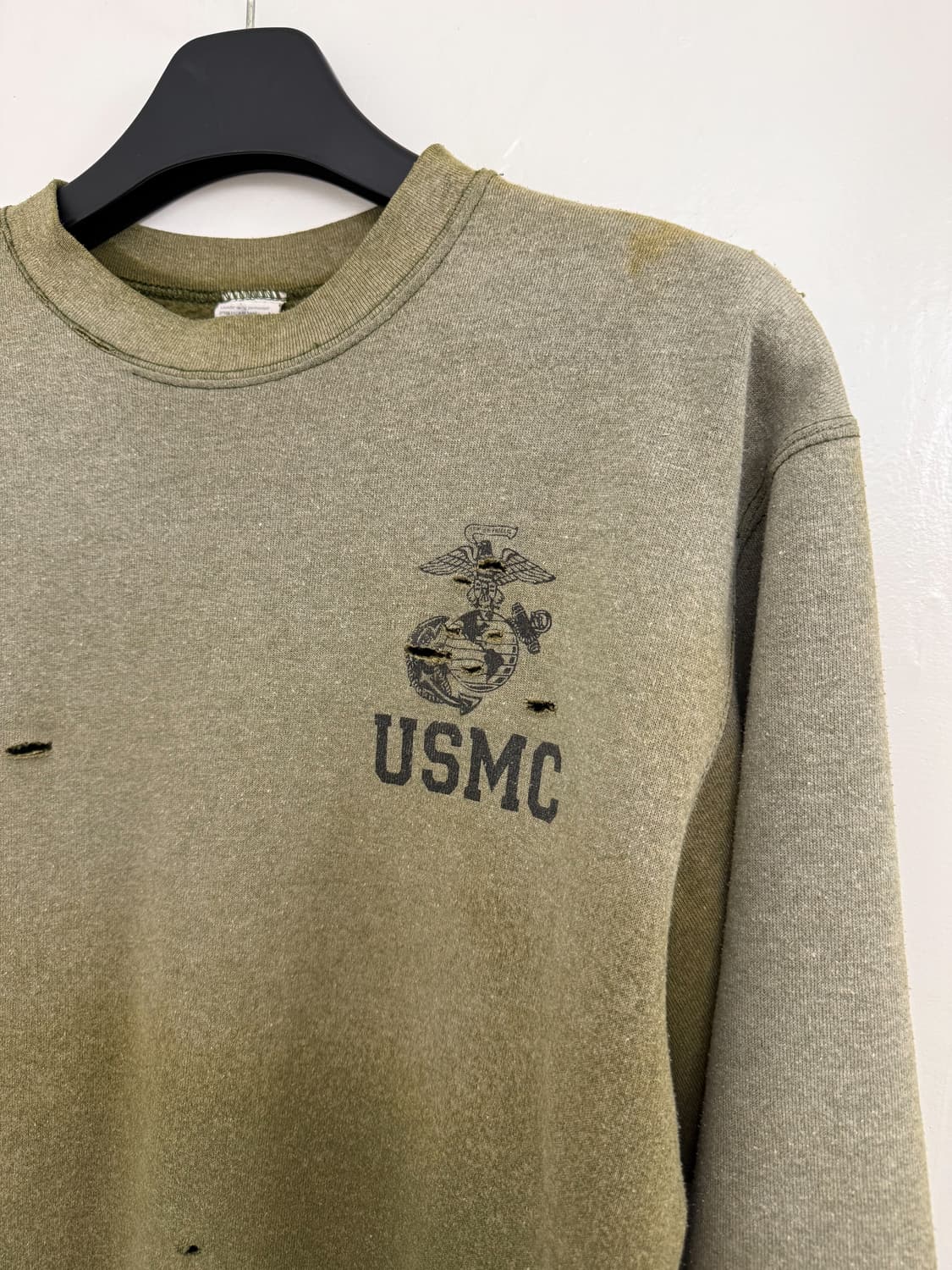 Vintage Faded USMC Distressed Sweatshirt 상품이미지2