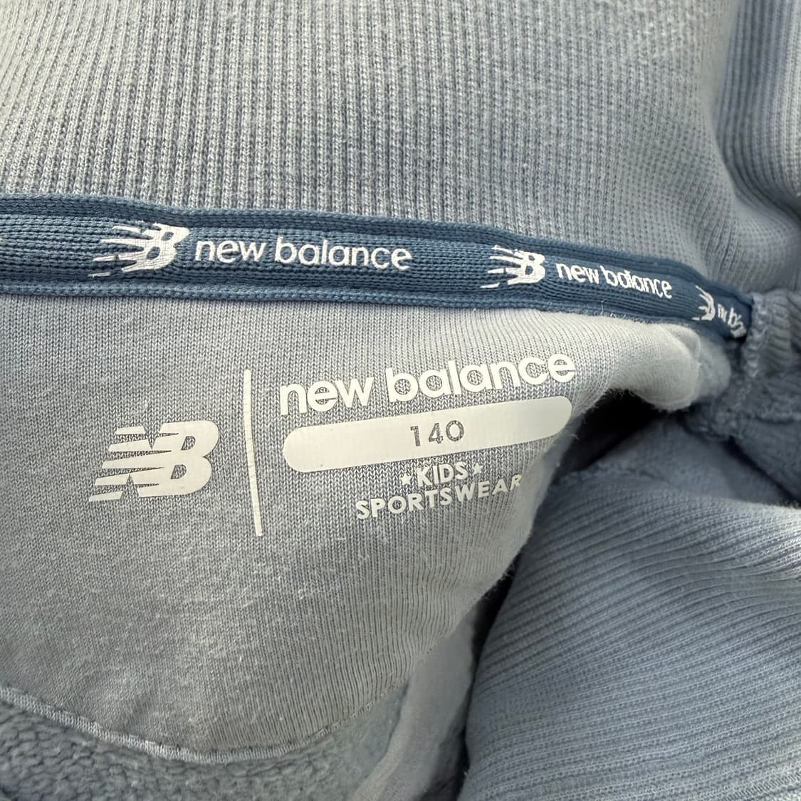 140 뉴발란스 키즈 하프집업 맨투맨 0202T1 상품이미지3
