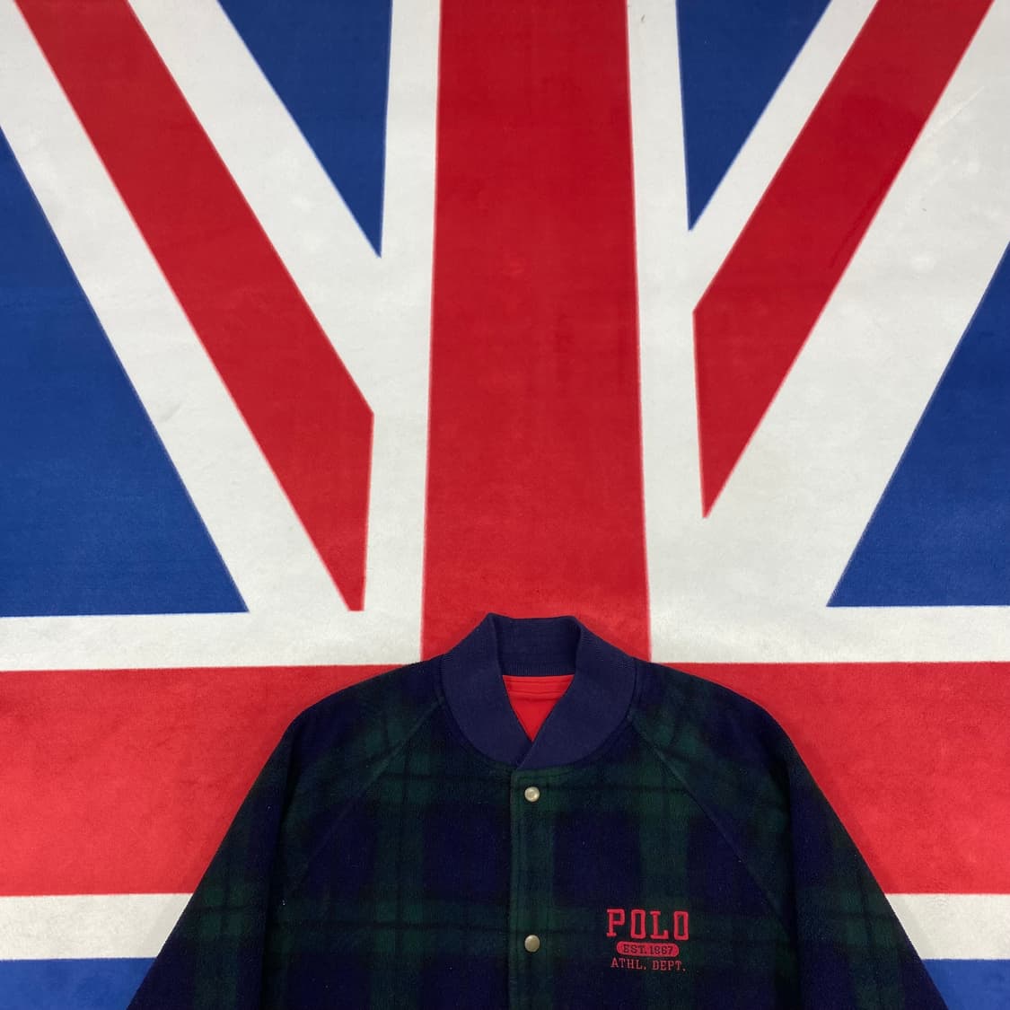 90s 폴로 리버시블 자켓 90실측M  상품이미지5