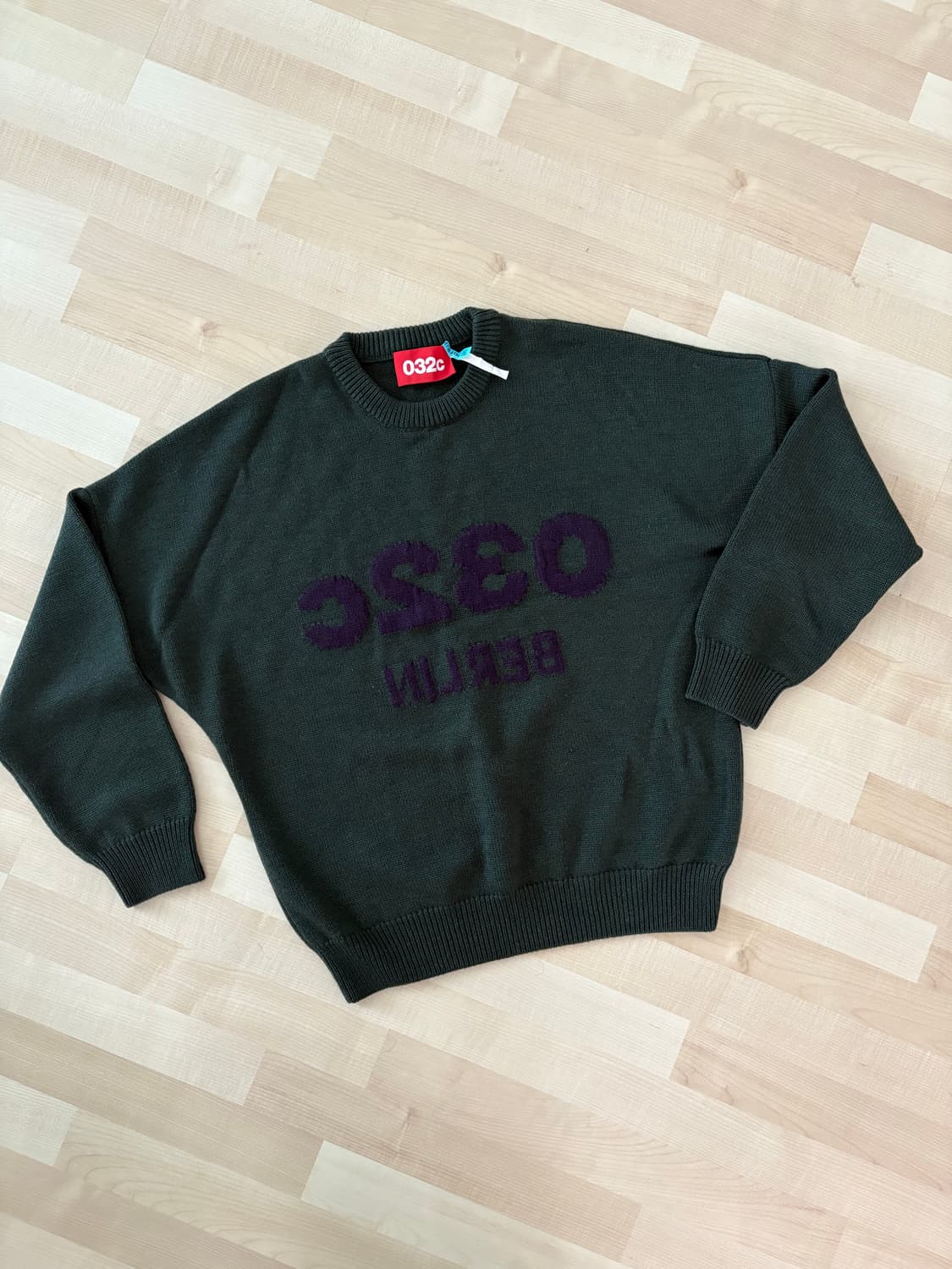 032c 카키색 셀피 니트  상품이미지2