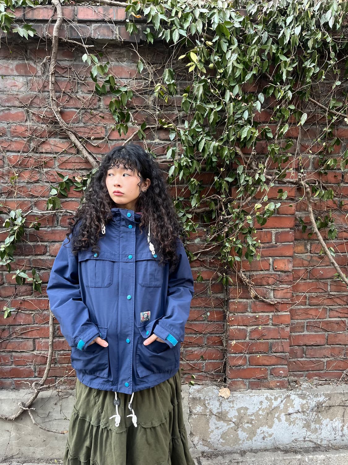 Titicaca 네이비 후드 자켓&히피 후드 플리스 집업 상품이미지3