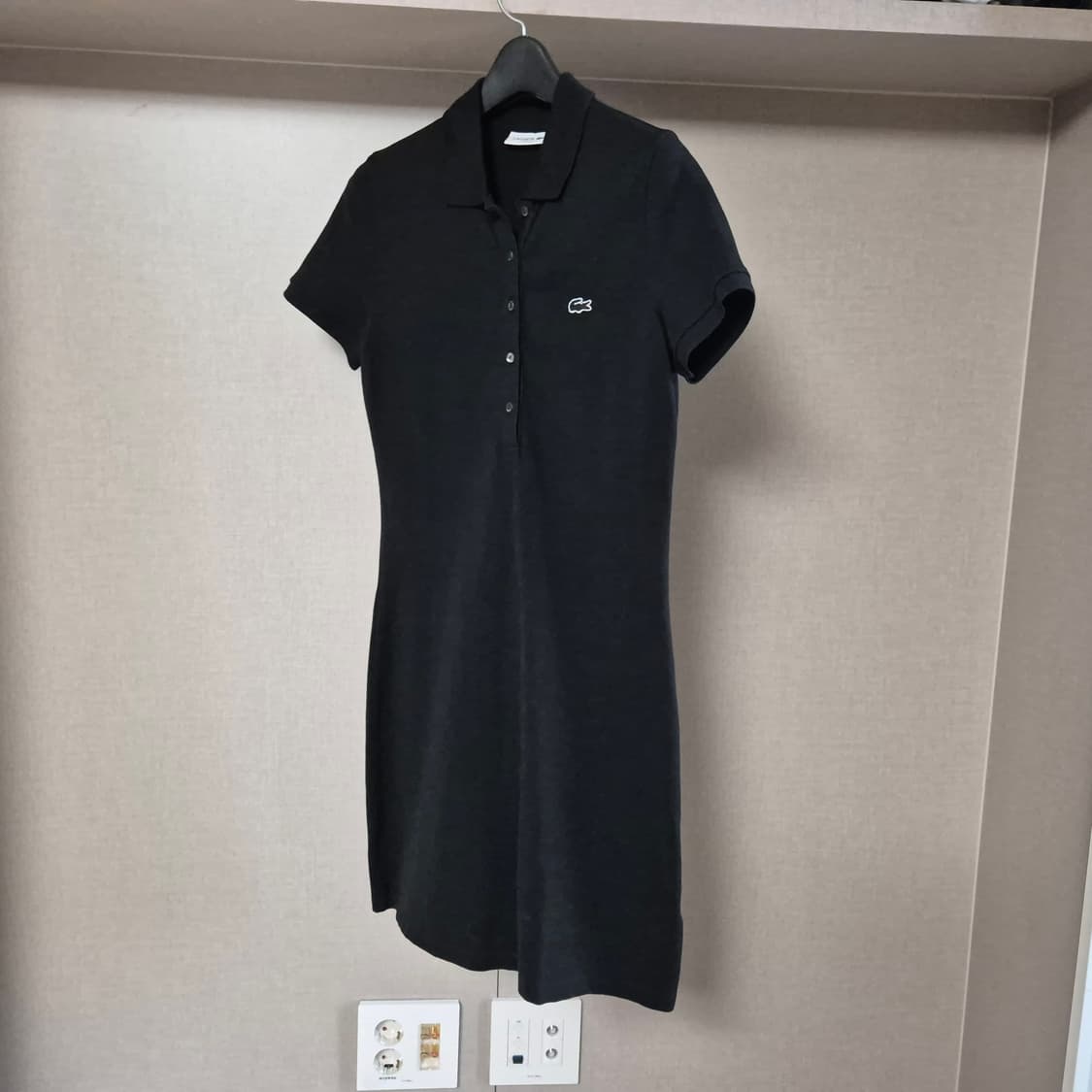 36(95)라코스테 2022 미니 피케 반팔 원피스 EF8470 상품이미지4