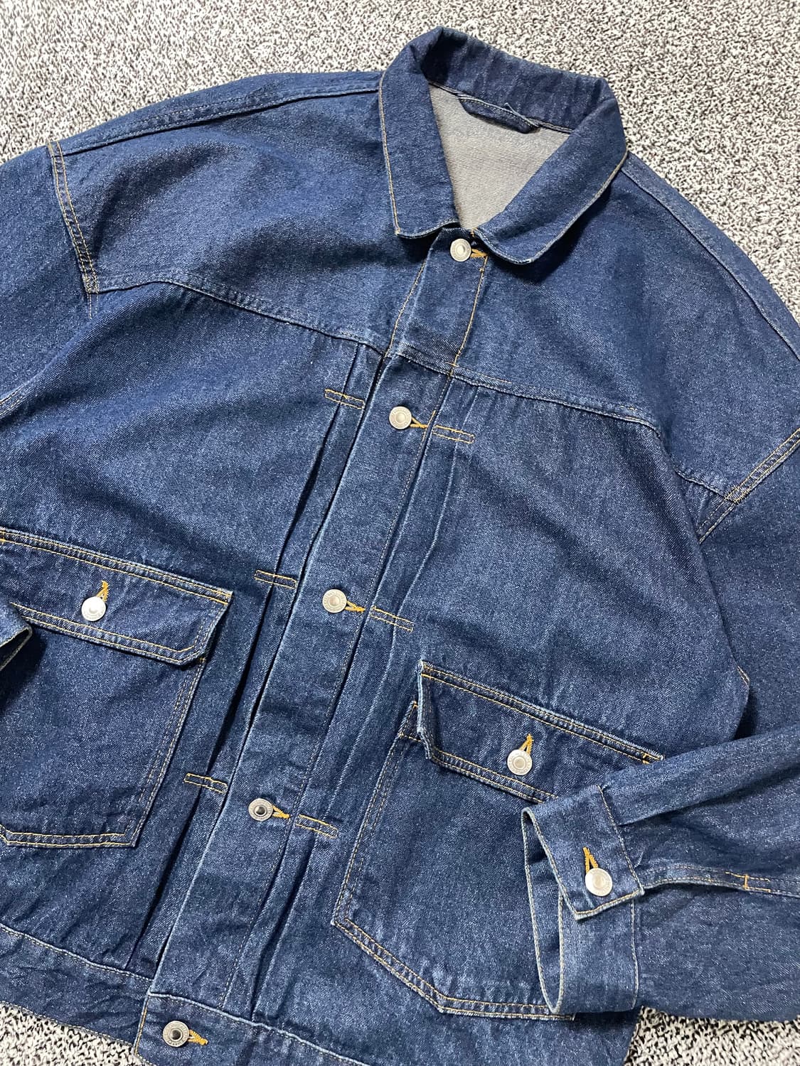 빈티지9. 프릭스스토어 데님 트러커 자켓 청자켓 중청 상품이미지2