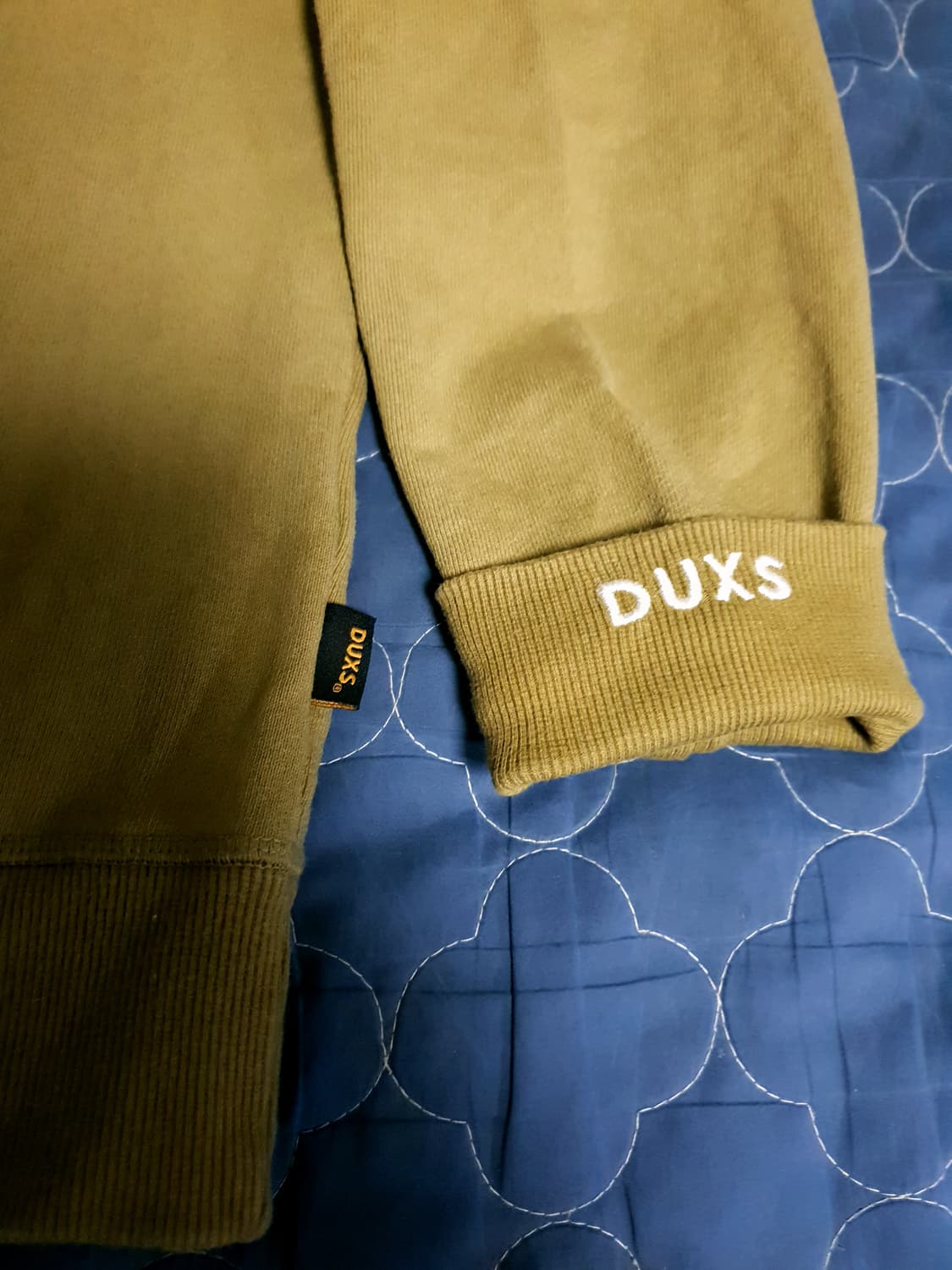 DUXS 덕스 마이크로프레시 스웨트 맨투맨 카키 (M) 상품이미지3