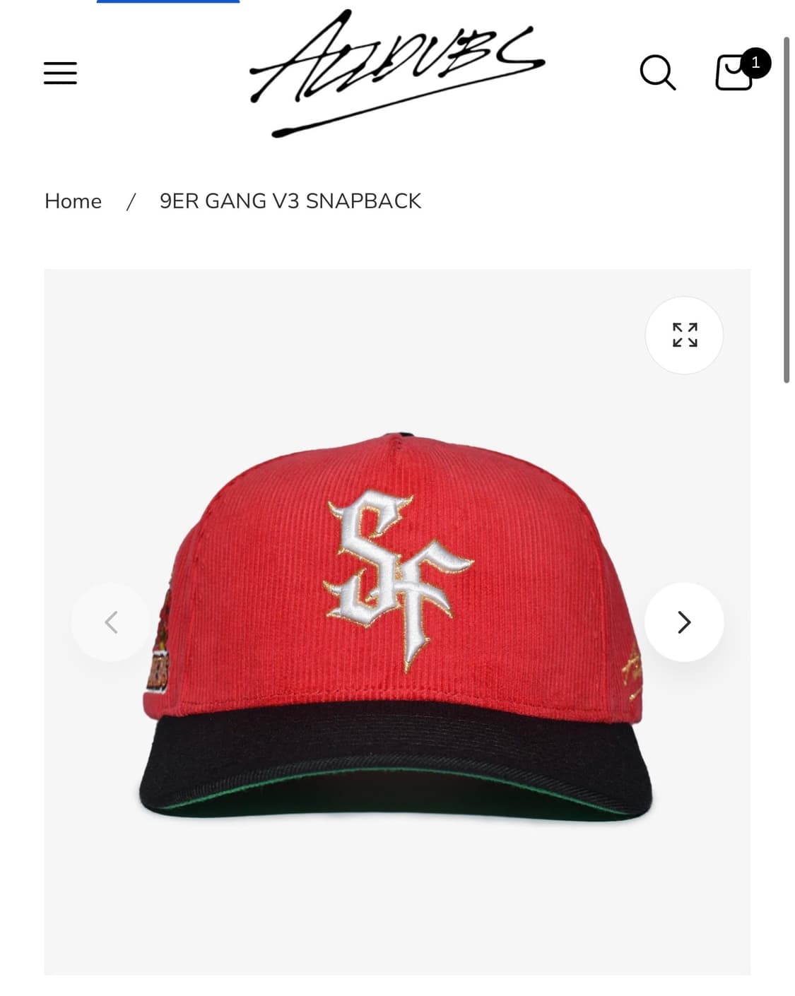 ALL DUBS 9ER GANG V3 SNAPBACK 판매 상품이미지1