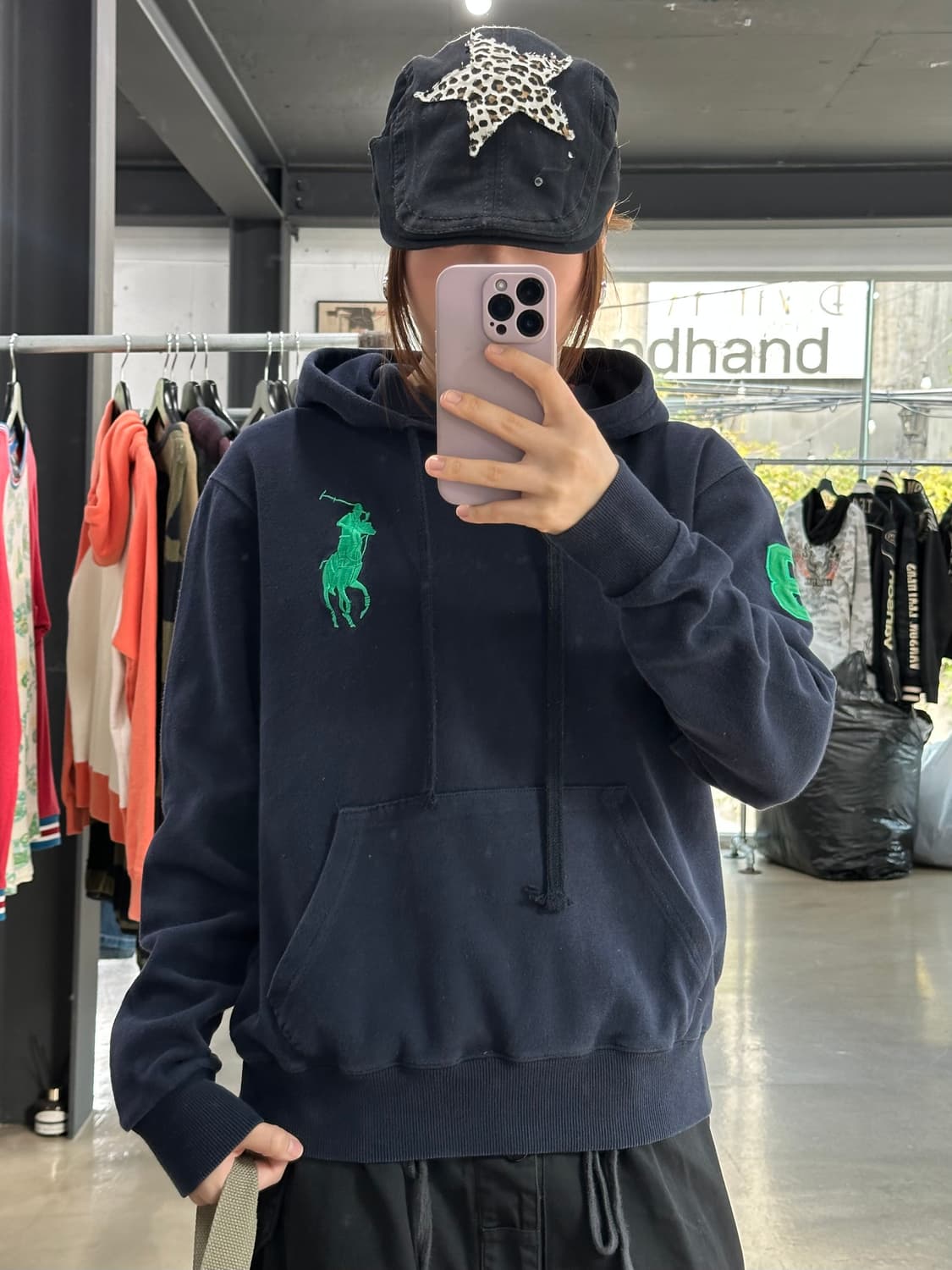 폴로랄프로렌 빅포니 넘버 후드티셔츠 상품이미지4