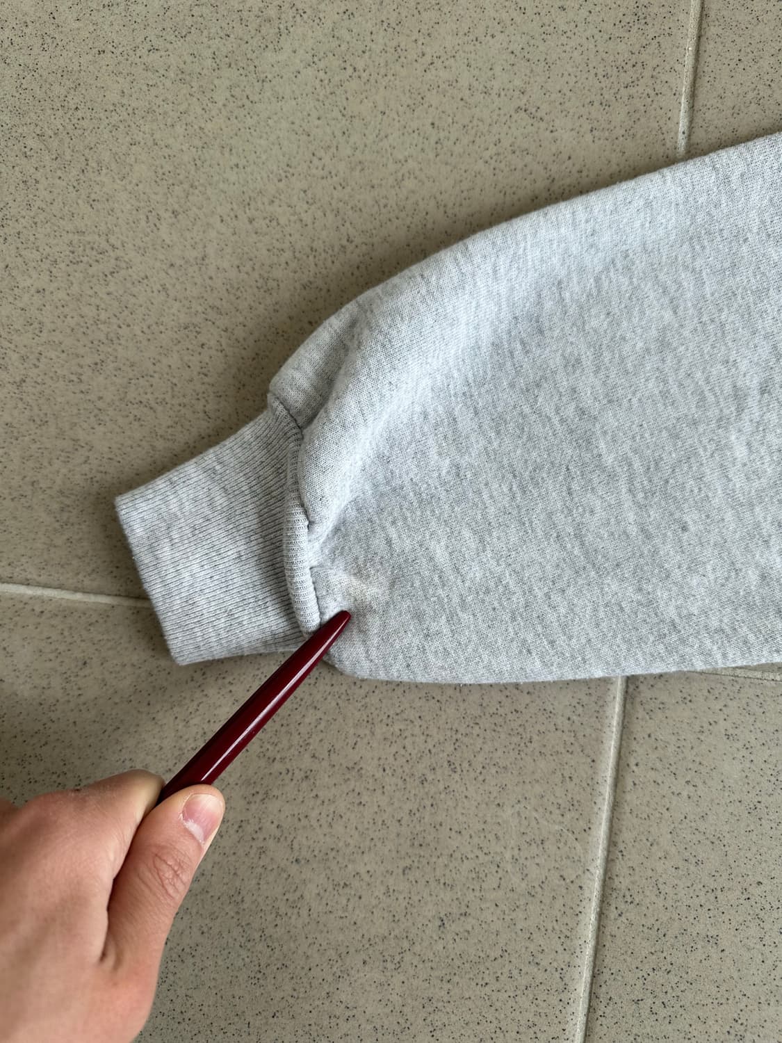 90s 빈티지 러셀 후드 밝은그레이 XL USA 상품이미지9