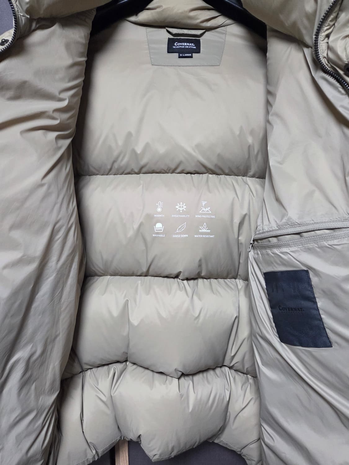 커버낫 구스다운(패딩) 사이즈 XL 택포6만. 상품이미지3