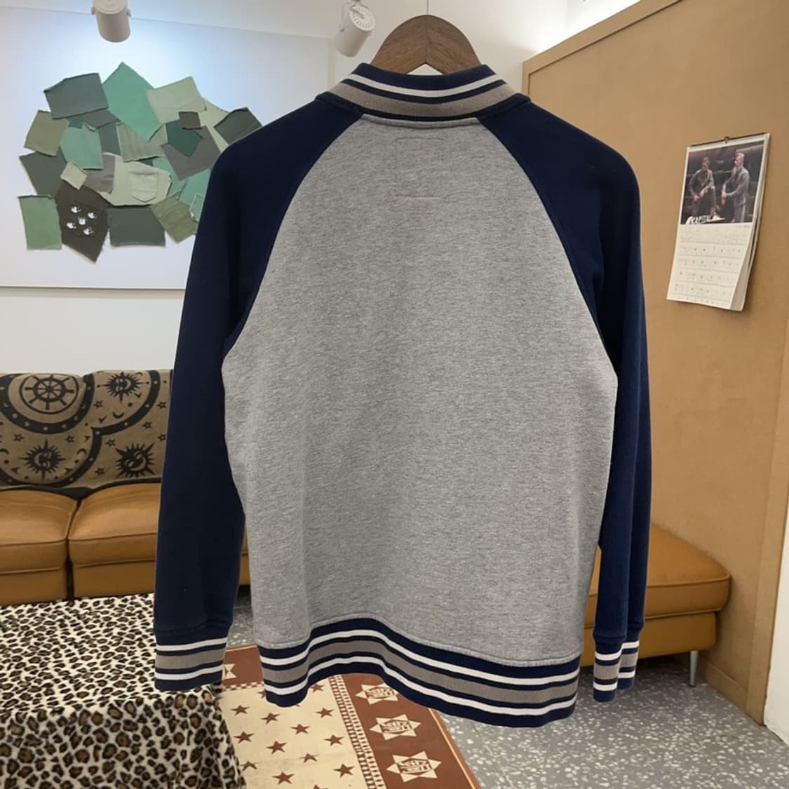 스투시 애슬레틱 트라이브 레트로 스트릿 바시티 자켓 S C08902 상품이미지4