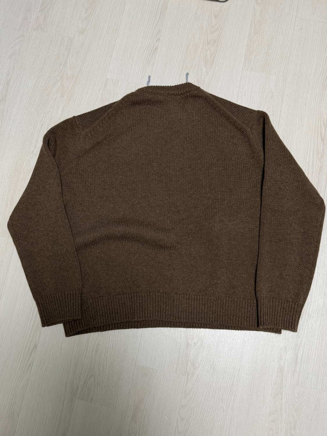 아르켓 헤비 니트 울 스웨터 브라운 상품이미지2