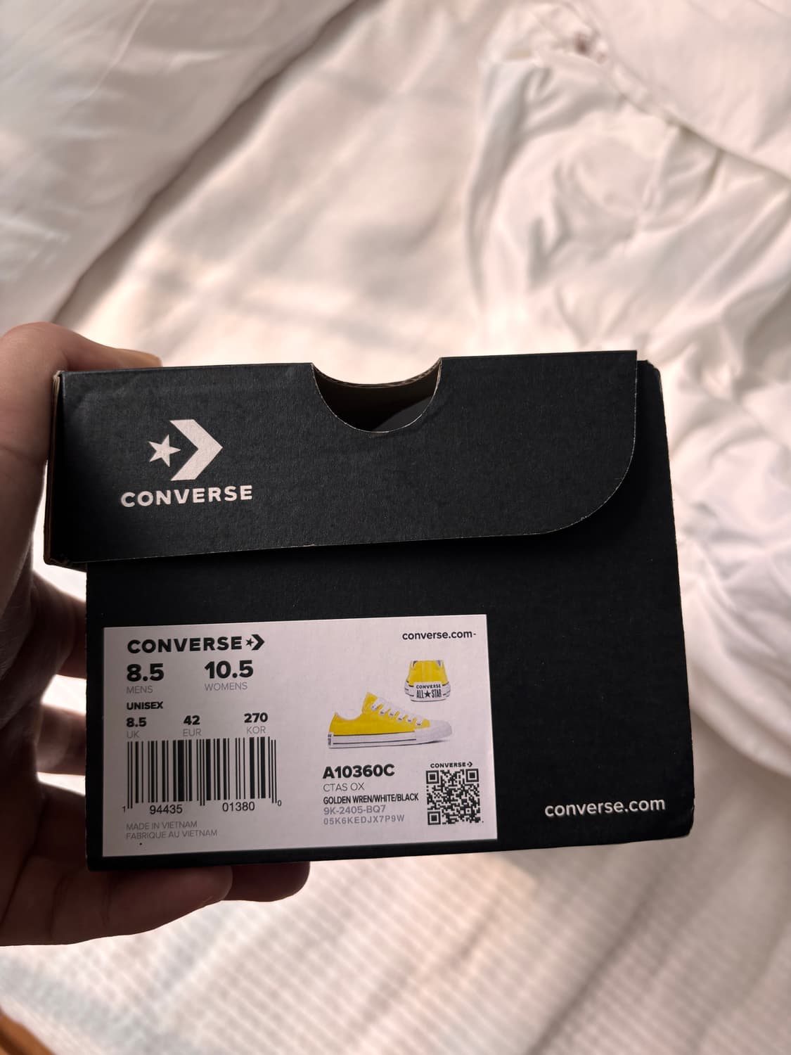 컨버스 올스타 스케치 로우 옐로우 270 새상품 상품이미지3