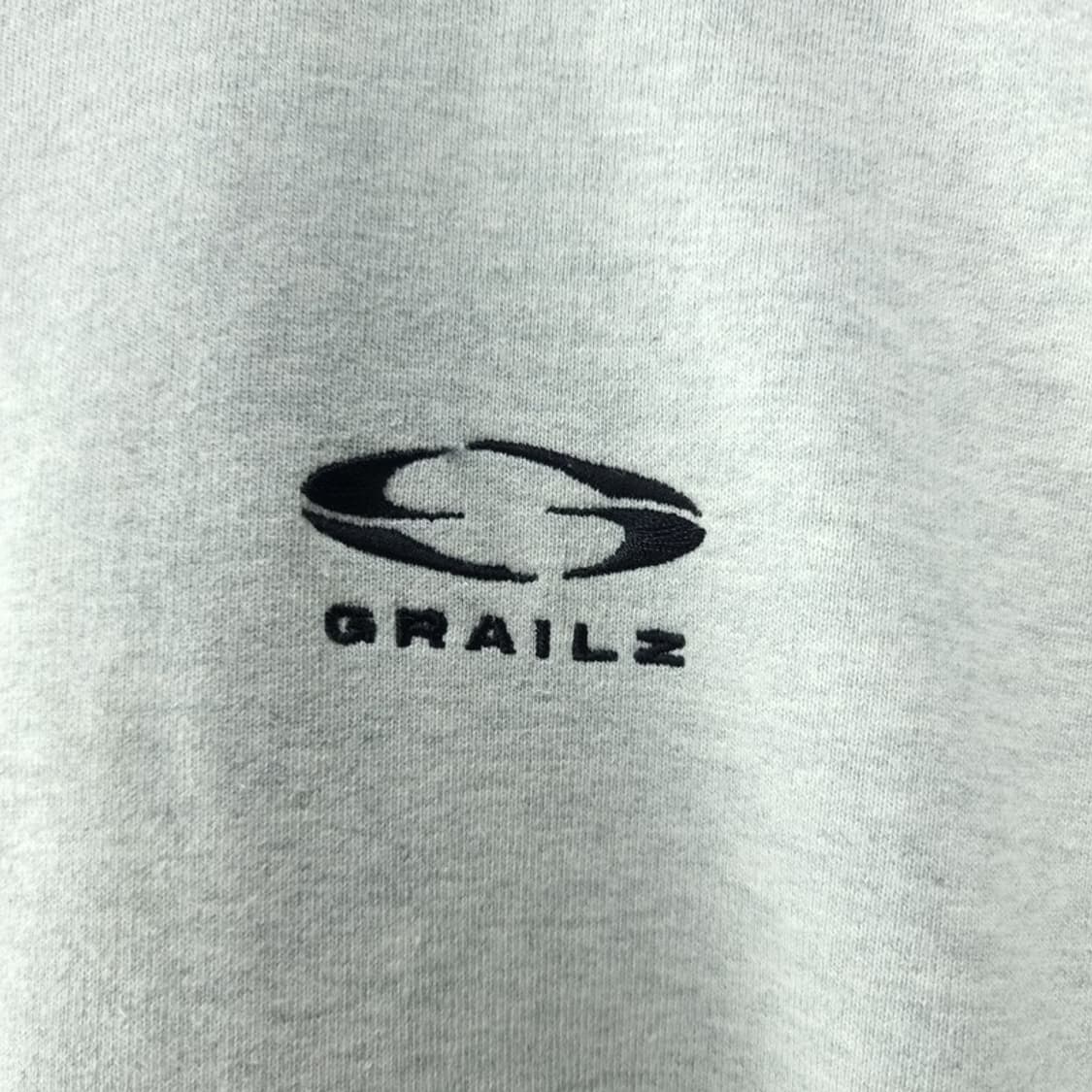 [그래일즈] 빅로고 프린팅 오버핏 후드티 그레이 M20028 상품이미지7