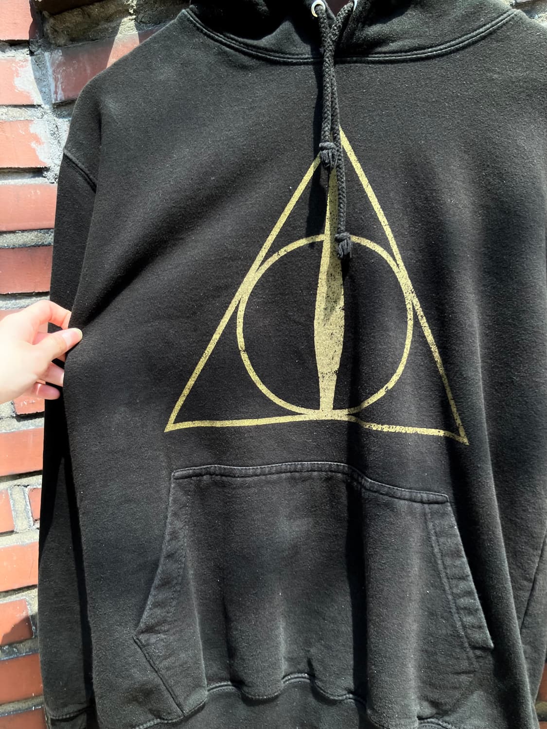 00s Harry Potter 심볼 그래픽 후드티 상품이미지4