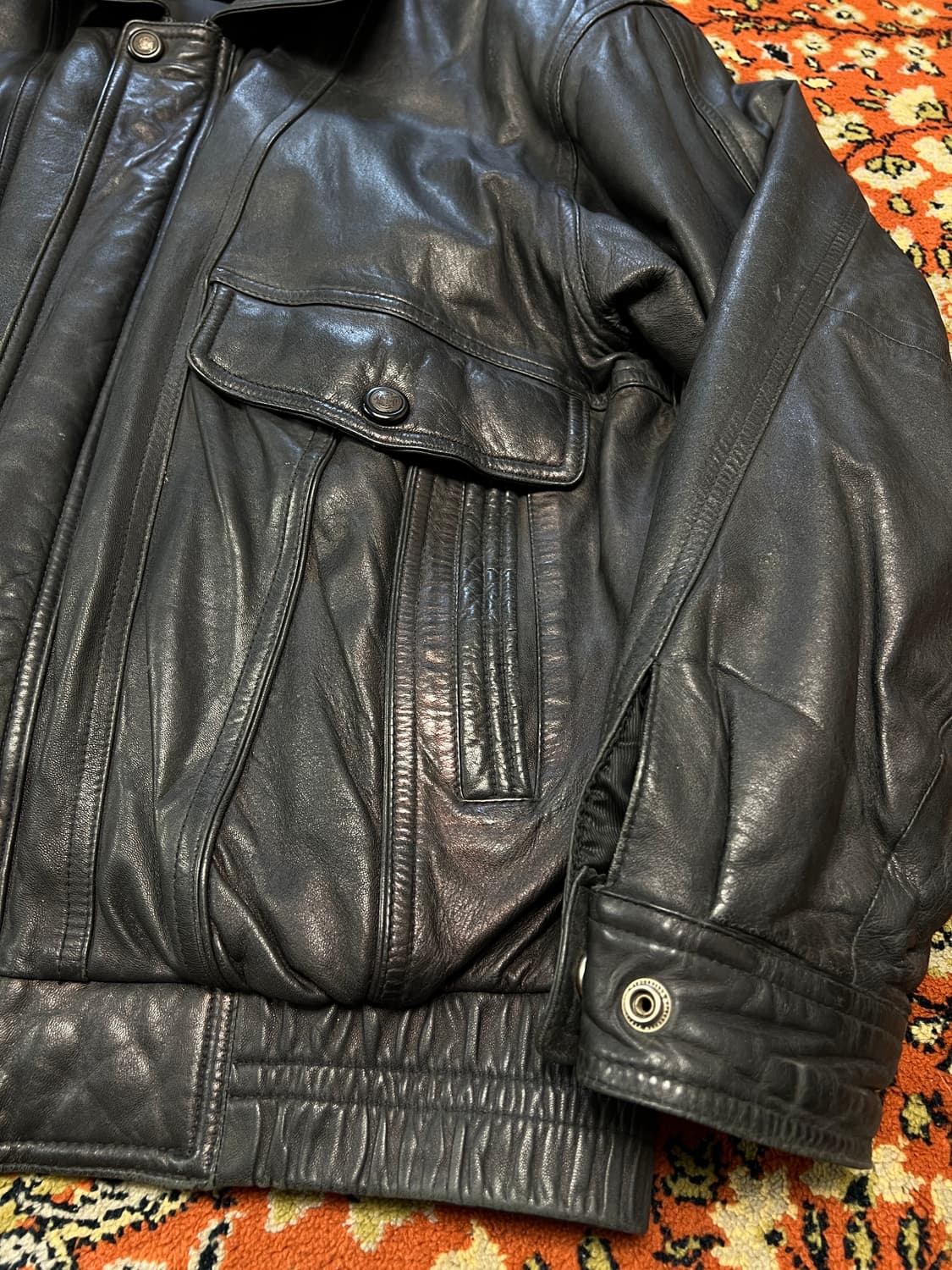 [L] Tradong 빈티지 리얼레더 램스킨 가죽자켓 상품이미지4