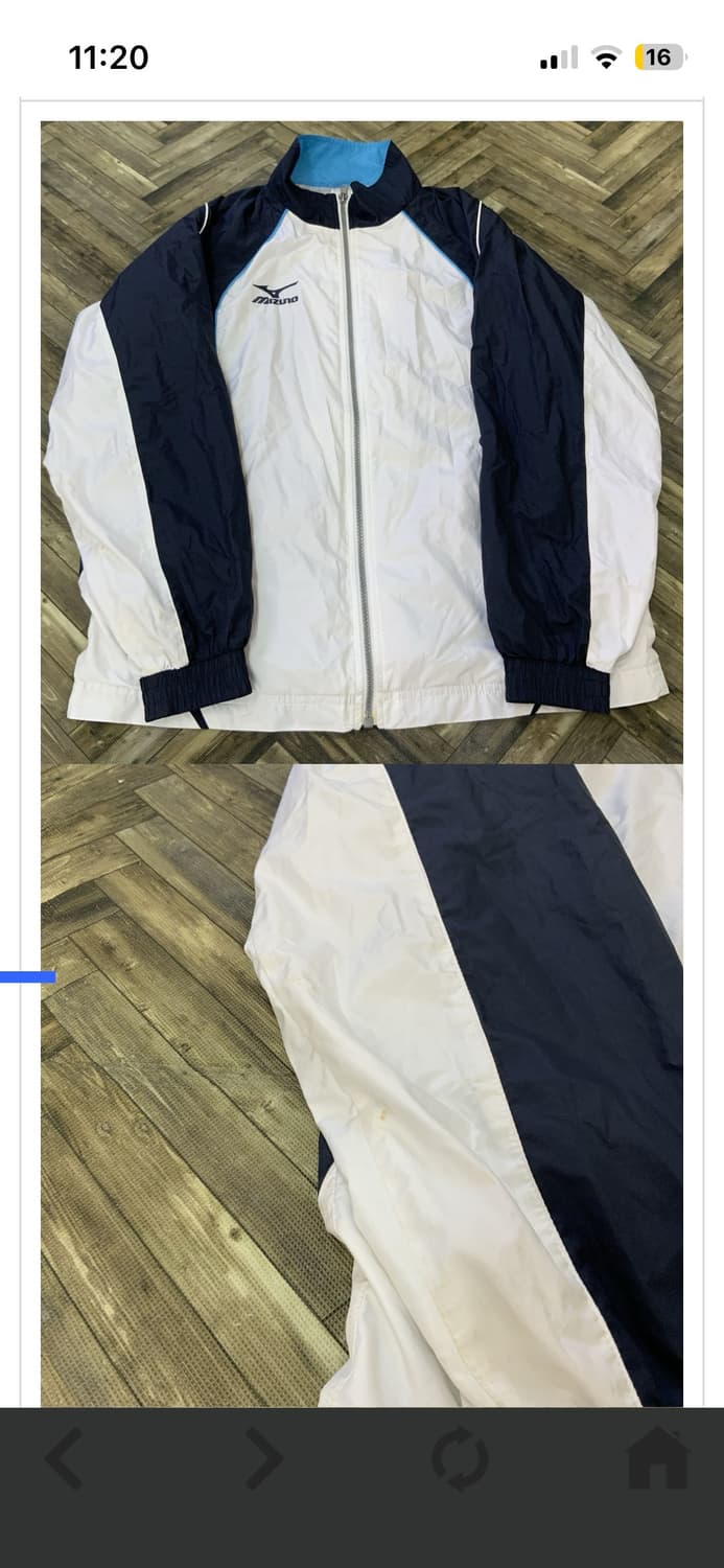 미즈노 집업 자켓 S 상품이미지1